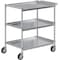 Amgood Utility Cart, Stainless Steel, 3 Shelves Shelves, 28" L, 18" W CART-TUC-1828-Z - alternate 1